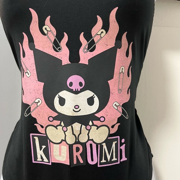Kuromi Rue21 Women’s Bodysuit Black & Pink - Picture 2 of 9